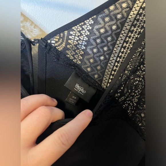 Black sleeveless jumpsuit size medium - Picture 3 of 5